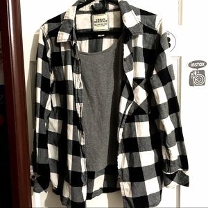 Urban Heritage flannel + forever 21 top